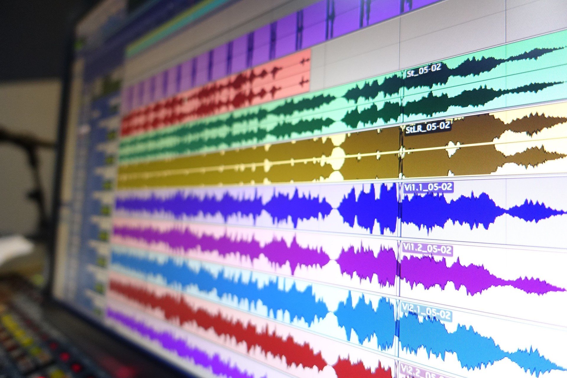 Digital Audio Workstation Screen